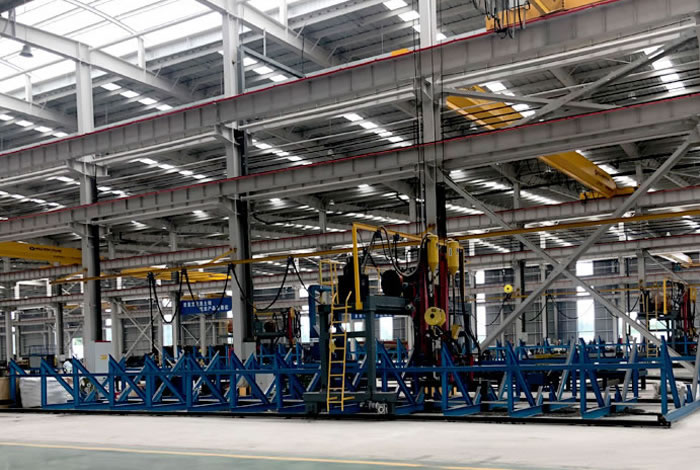 H型鋼自動(dòng)焊接線